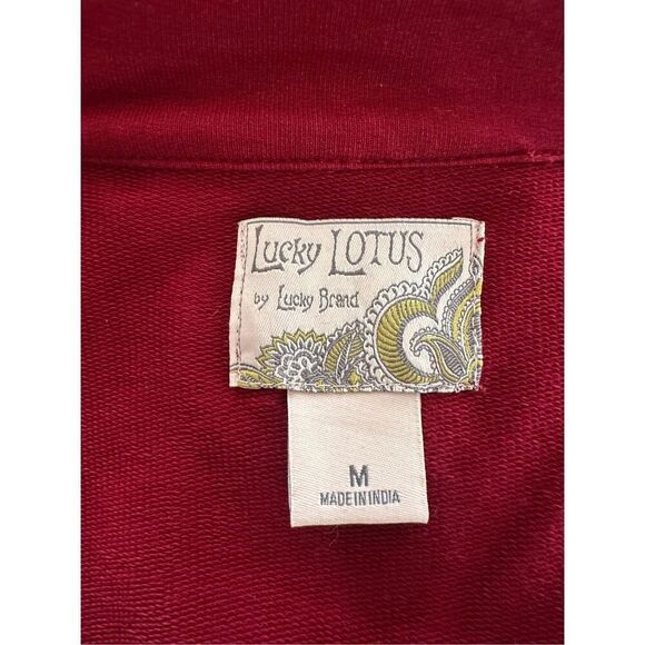 Lucky Brand Lucky Lotus Stretch Blazer Cardigan size Medium - Picture 7 of 8